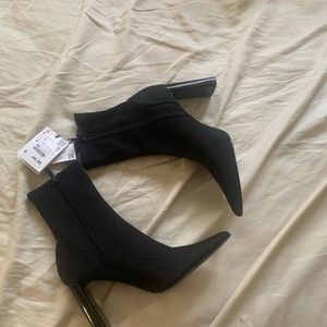 Zara pointy sock boots